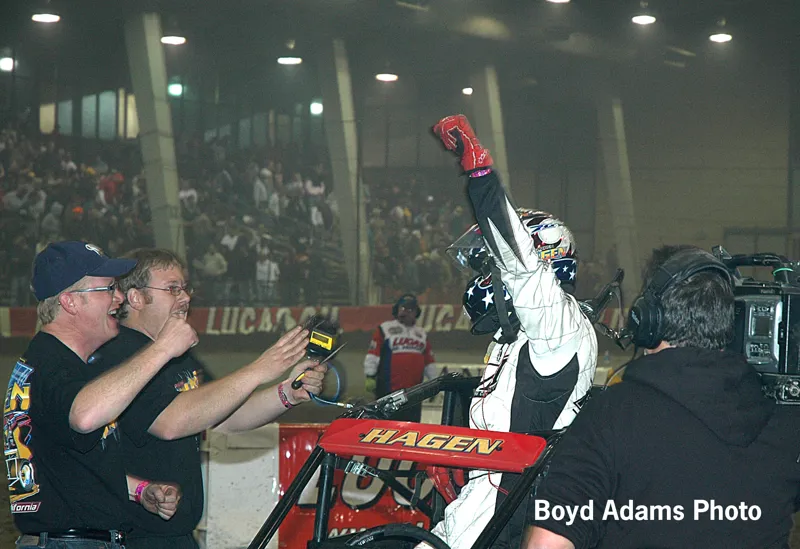 Qualifying Night Winner at the 2010 Chili Bowl Midget Nationals